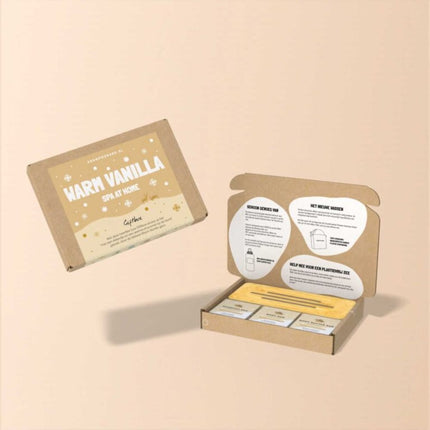 ShampooBars Giftbox Warm Vanilla Spa at Home - 2x60+45gr+Accessoire