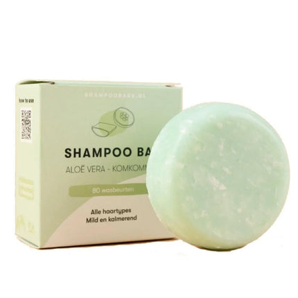 ShampooBars Shampoo Bar Aloë Vera - Komkommer voor alle haartypes - 60g
