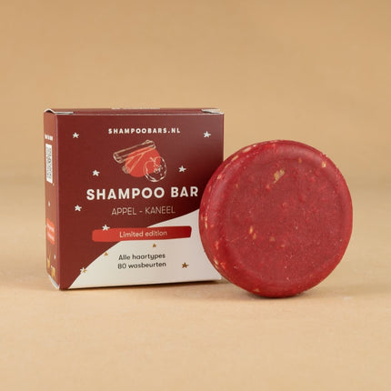 ShampooBars Shampoo Bar Appel Kaneel Alle haartypes - 60g