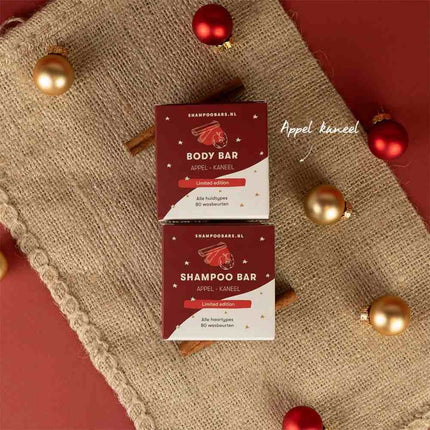 ShampooBars Shampoo Bar Appel Kaneel Alle haartypes - 60g
