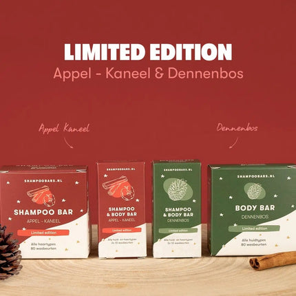 ShampooBars Shampoo Bar Appel Kaneel Alle haartypes - 60g