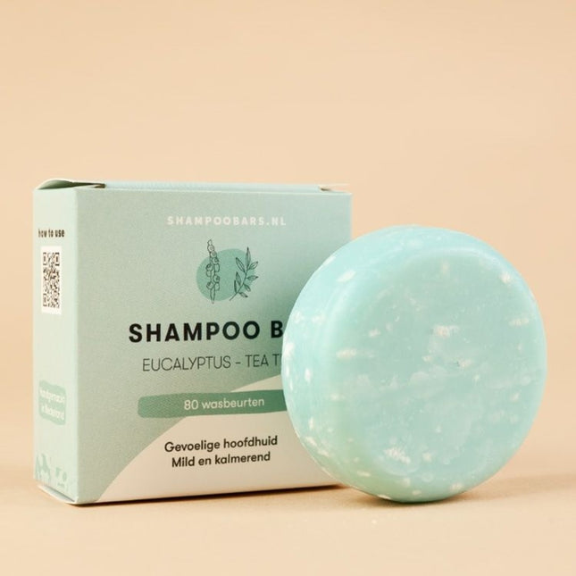 ShampooBars Shampoo Bar Eucalyptus - Tea Tree Gevoelige hoofdhuid - 60gr