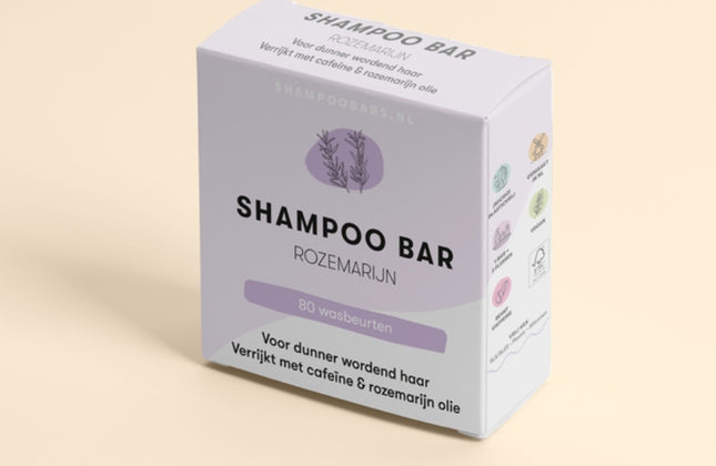 ShampooBars Shampoo Bar Rozemarijn dunner wordend haar - 60g
