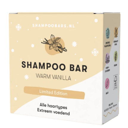 ShampooBars Shampoo Bar Warm Vanilla alle haartypes - 60gr