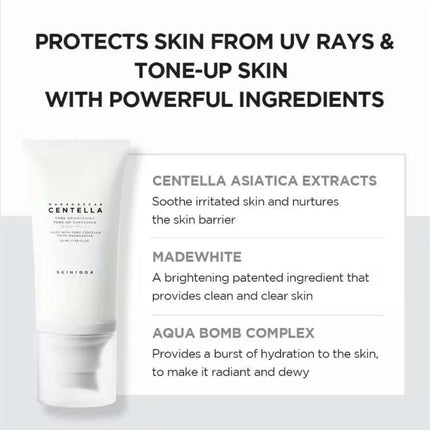 Skin1004 Madagascar Centella Tone Brightening Toneup Sunscreen Spf50+ PA++++ - 50ml