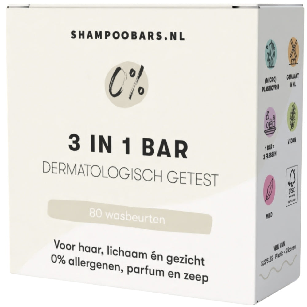 SOLYD 3-in-1 Bar Haar en Lichaam 0% allergenen - 60g
