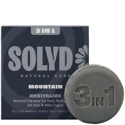 SOLYD 3-in-1 Bar Mountain Hair, Body and Face - 60g