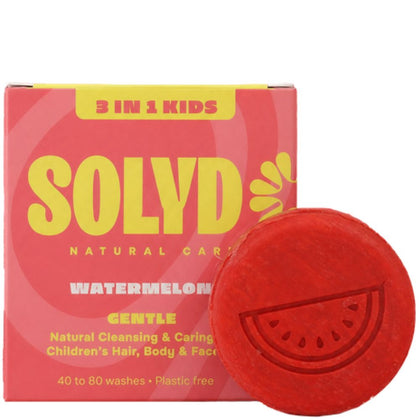 SOLYD 3-in-1 Kids Bar Watermelon Hair and Body - 60g
