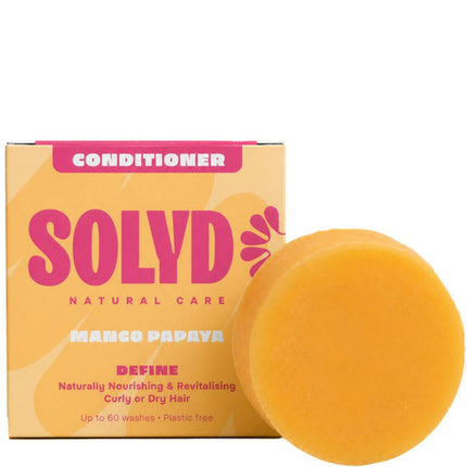 SOLYD Conditioner Bar Mango Papaya Curly & Dry Hair - 60g