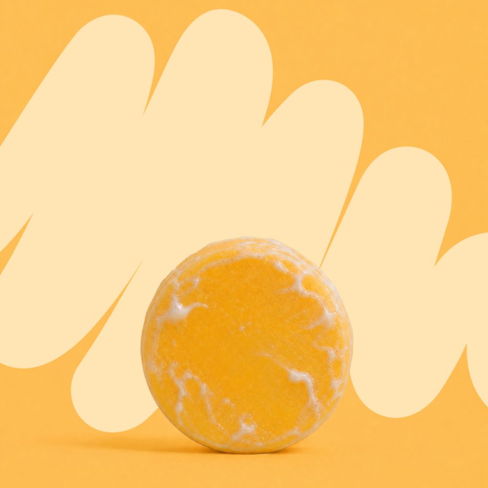 SOLYD Conditioner Bar Mango Papaya Curly & Dry Hair - 60g