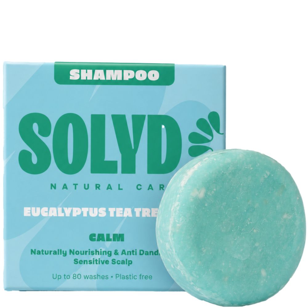 SOLYD Shampoo Bar Eucalyptus - Tea Tree Gevoelige hoofdhuid - 60gr