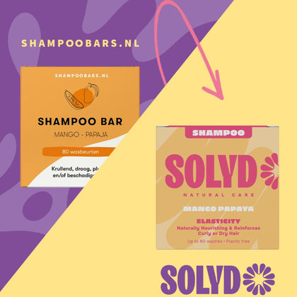 SOLYD Shampoo Bar Honey Curly & Dry Hair - 60g