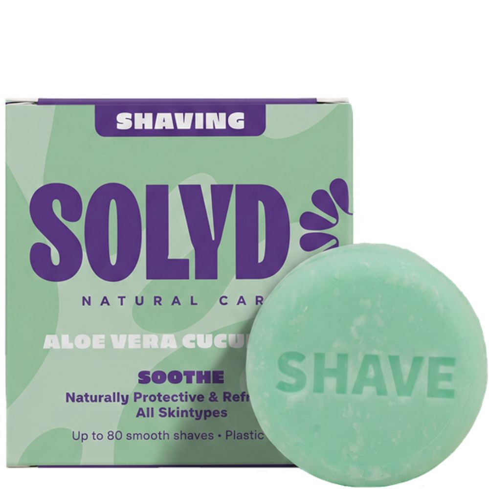 SOLYD Shaving Bar Aloë Vera & Komkommer - 60g