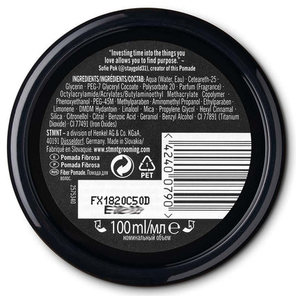 STMNT Grooming Fiber Pomade - 100ml