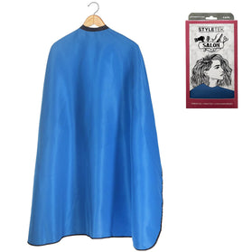 Styletek Kap/Verfmantel Blauw met drukknopen- 152x120cm