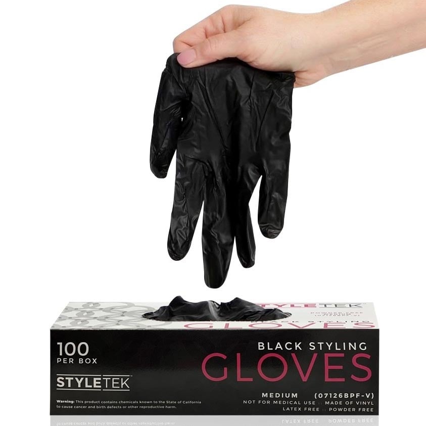 handschuhe vinyl oder latex Vinylhandschuhe 100 St. Schwarz morgen im Haus