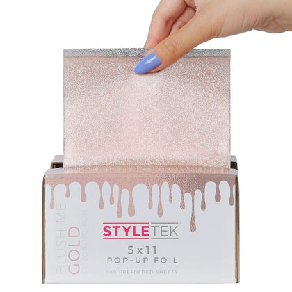 Styletek Voorgevouwen 5x11 Gouden Pop Up Folie - 500st