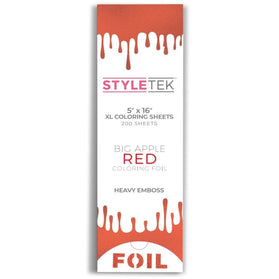 Styletek XL Aluminium Folie - Big Apple Red - 200 stuks