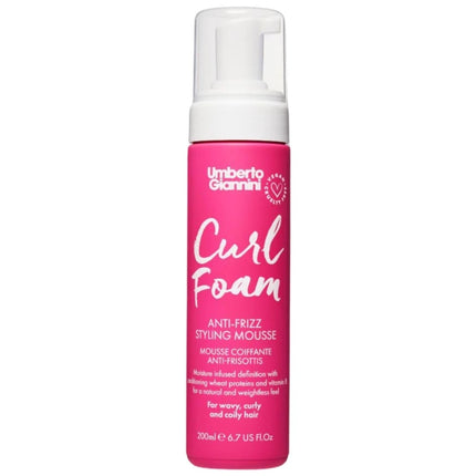 Umberto Giannini Curl Foam Anti-Frizz Styling Mousse - 200ml
