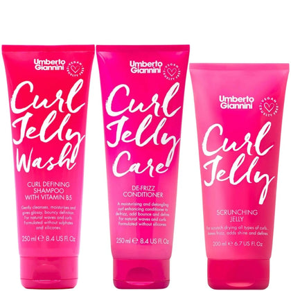 Umberto Giannini Curl Jelly Trio - 250+250+200ml