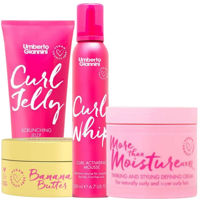 Umberto Giannini Curl Styling Set - 4x200ml