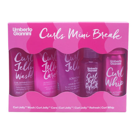 Umberto Giannini Curls Mini Break Giftset - 5x50ml