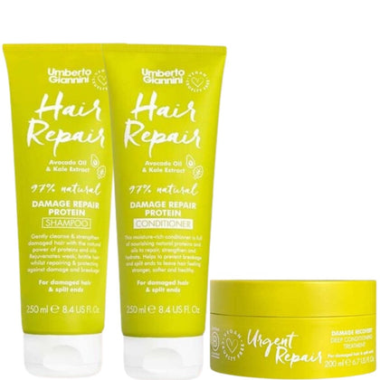 Umberto Giannini Hair Repair Set - 250+250+200ml