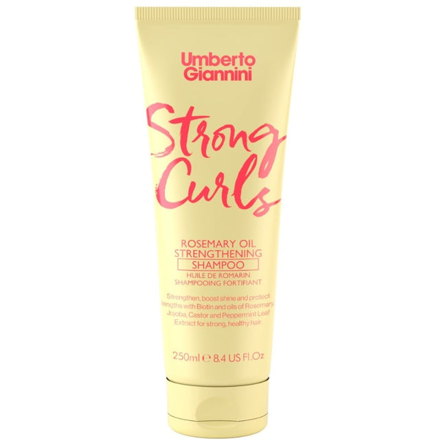 Umberto Giannini Strong Curls Rosemary Oil Strengthening Shampoo - 250ml