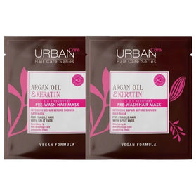 Urban Care Argan Oil & Keratin Pre Hairmask - 2x50ml