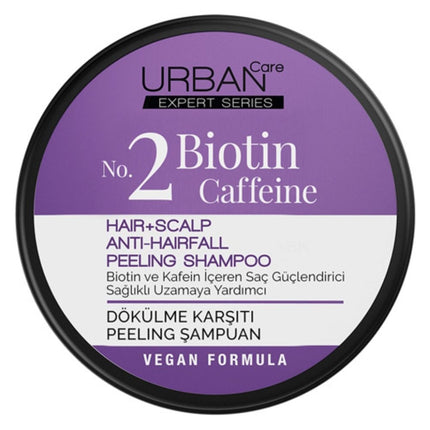 Urban Care Expert Biotin & Caffein Sea Salt Peeling Shampoo - 200ml