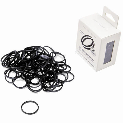 Veganboost Anti-Breakage Hair ties Black - 75pcs