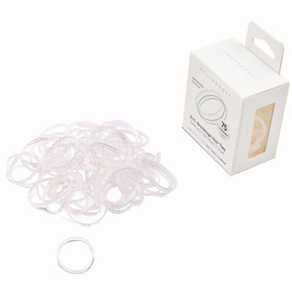 Veganboost Anti-Breakage Hair ties Transparent - 75pcs