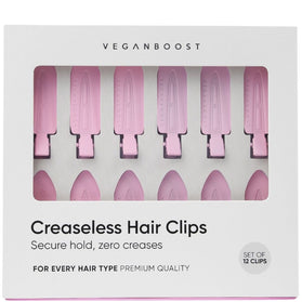Veganboost Creaseless Hair Clips - 12pcs