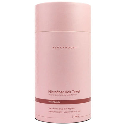 Veganboost Hair Towel Rose Quartz