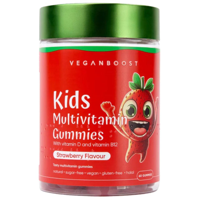 Veganboost Kids Multivitamin Gummies Strawberry - 60pcs