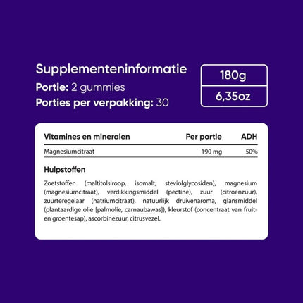 Veganboost Magnesium Gummies - 60pcs