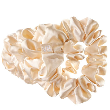 Veganboost Satin Scrunchies Nude Big Size - 6pcs
