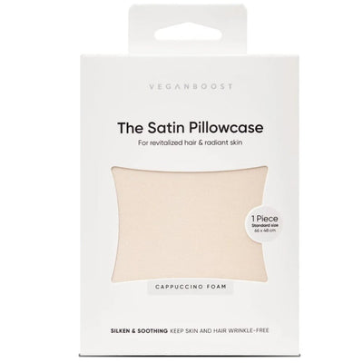 Veganboost The Satin Pillowcase Cappucino Foam