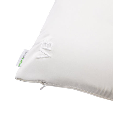 Veganboost The Satin Pillowcase Moonlight White