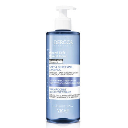 Vichy Dercos Mineral Soft Shampoo - 390ml