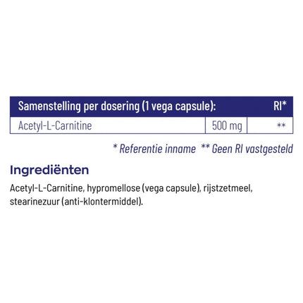Vitakruid Acetyl-L-Carnitine 500mg - 90pcs