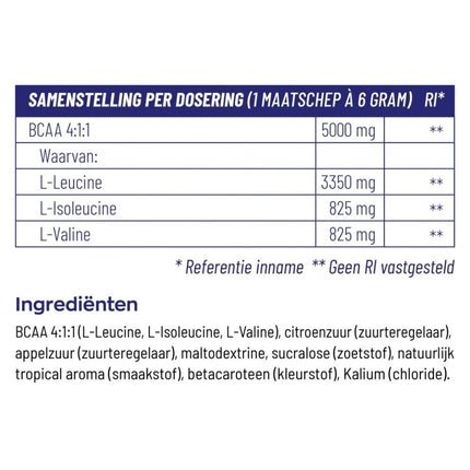 Vitakruid BCAA 4:1:1 Tropical Post-Workout- 540gr