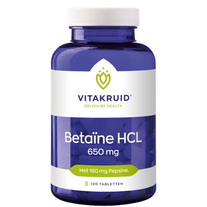 Vitakruid Betaïne HCL 650mg - 120pcs