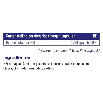 Vitakruid Biotine 2500 - 90pcs