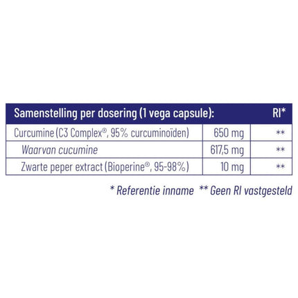 Vitakruid Curcuma C3-2X - 60 Vegan Capsules