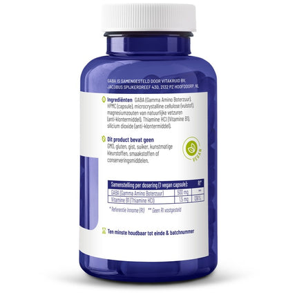 Vitakruid GABA met Vitamine B1 - 90pcs