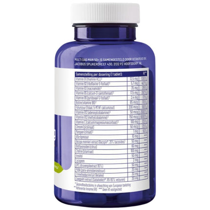 Vitakruid Multi Dag & Nacht Man 50+ - 2x30pcs