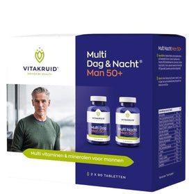 Vitakruid Multi Dag & Nacht Man 50+ - 2x30pcs