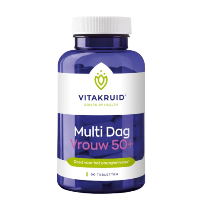 Vitakruid Multi Dag Vrouw 50+ - 90pcs