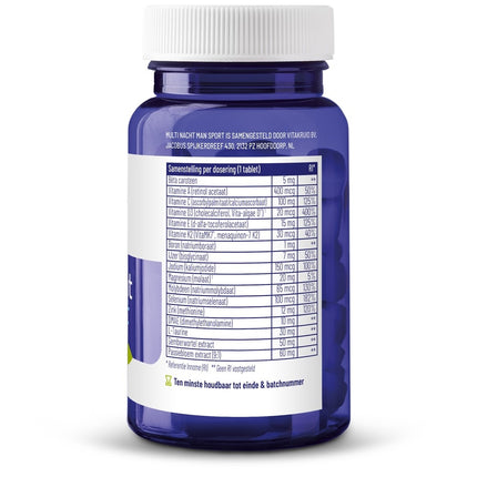 Vitakruid Multi Nacht Man Sport